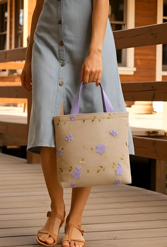 Prairie Lilac Tote - HowdyHo